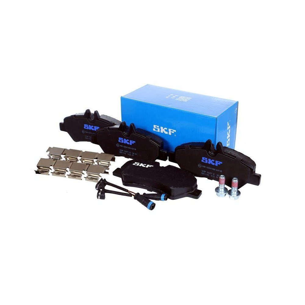 Комплект тормозных колодок дискового тормоза SKF VKBP 90071 E для MERCEDES-BENZ VW, фото №1