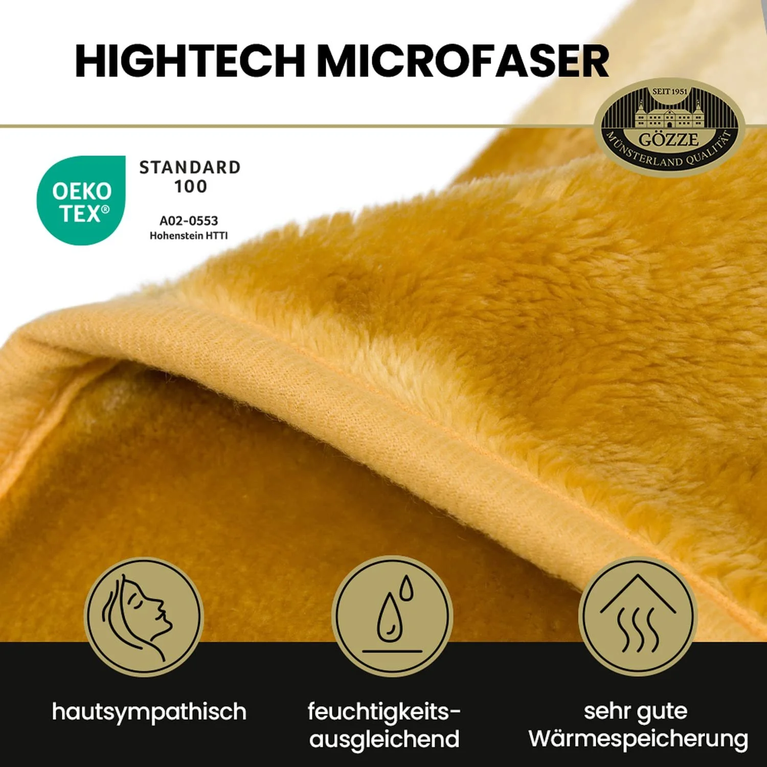 Покривало Gözze Premium Cashmere Feel 170 x 130 см пiсок, фото №3