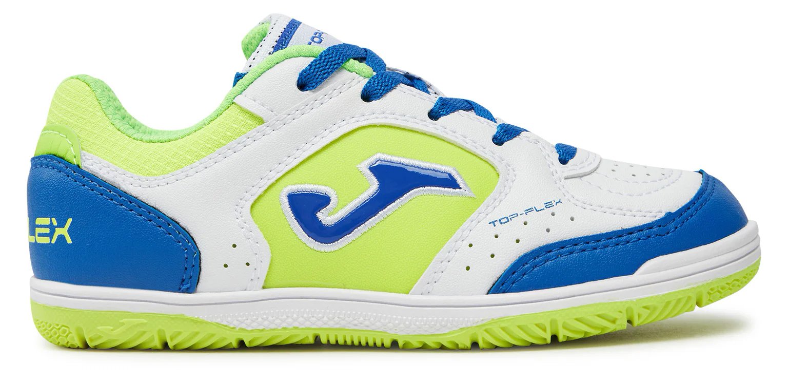 Футзалки дитячі Joma TOP FLEX білий, синій 8 38, фото №1
