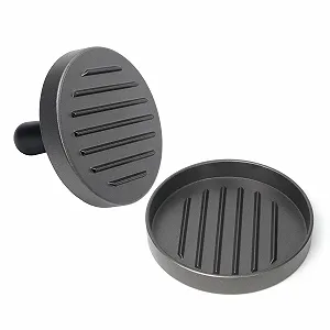 Пресс для бургеров wenco 12 x 2 см Алюминиевый Антрацит - Фото 1