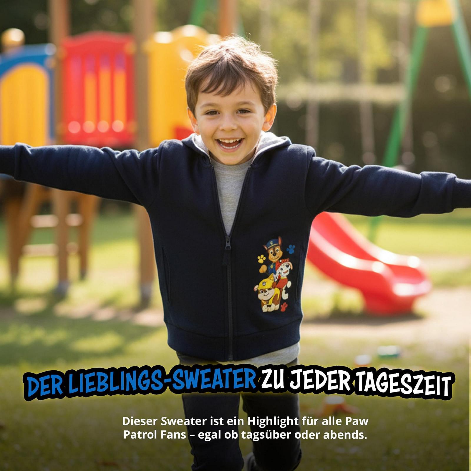 Кофта з капюшоном Paw Patrol United Labels Блакитна для хлопчиків, фото №3