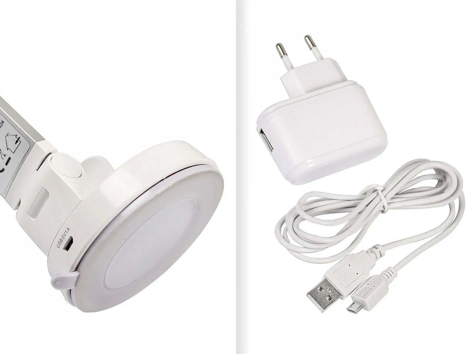 Настільна лампа ND24 NailDesign Stiled-Micro LED для манікюру Біла / Срібляста, фото №5