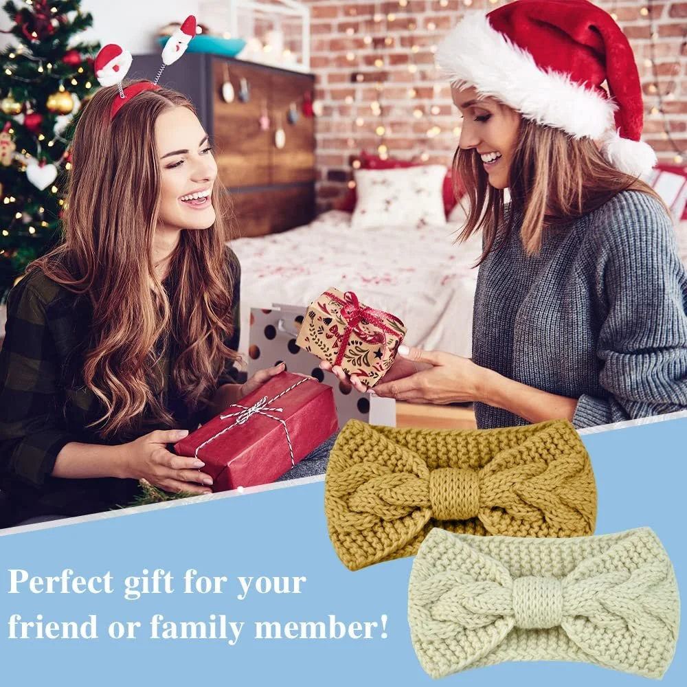 В'язана Пов'язка на Голову Жіноча Зимова Тепла, фото №7