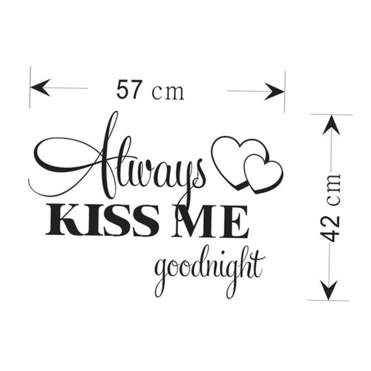 Наклейка на стіну UKCOCO Letter Wall Sticker Quotes Знімна, фото №6