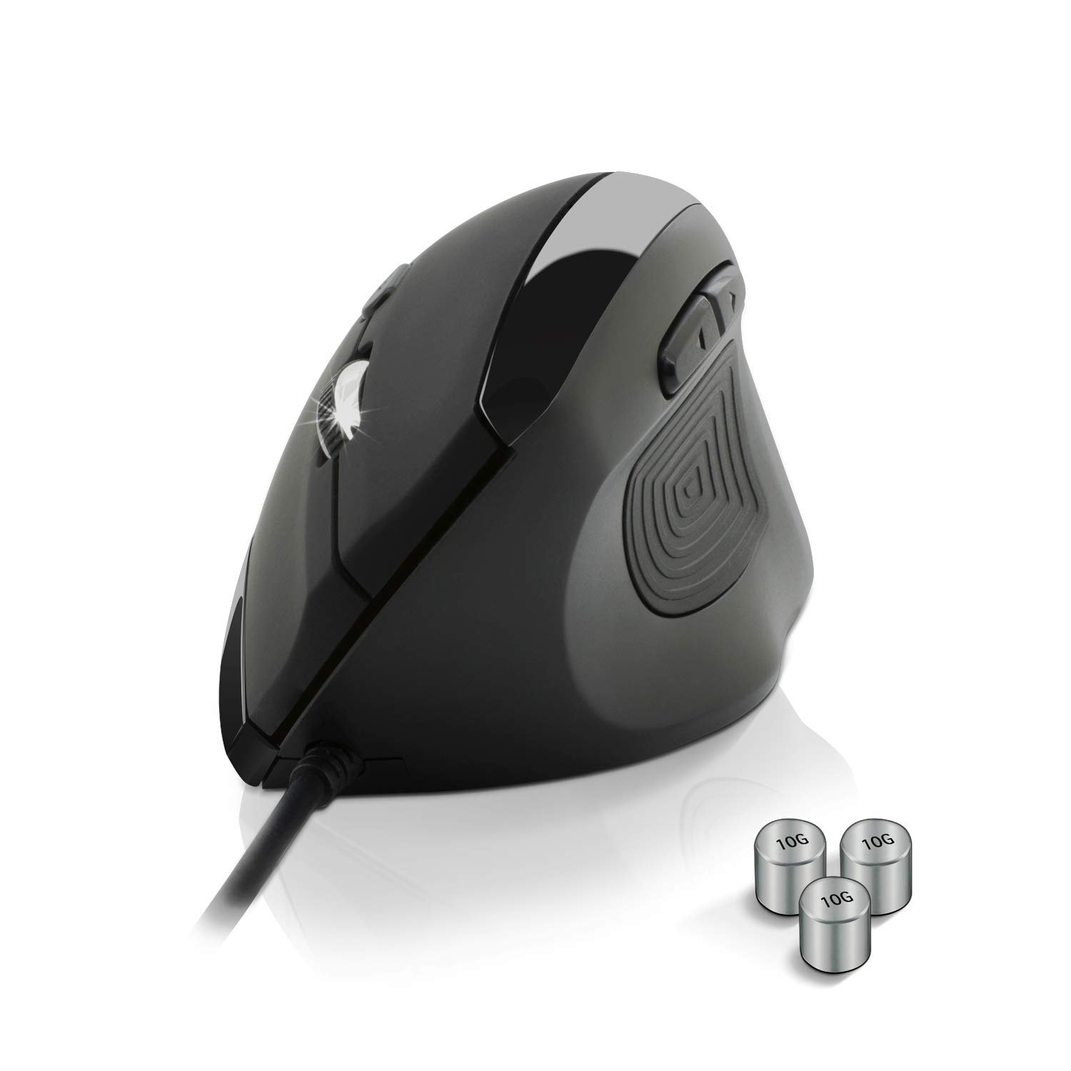 Мышь Vertical NEWWAY A3E 3200 DPI USB Кабель Регулируемый Вес, фото №1