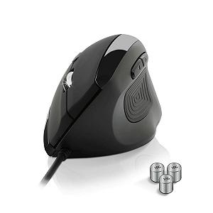 Мышь Vertical NEWWAY A3E 3200 DPI USB Кабель Регулируемый Вес - Фото 1