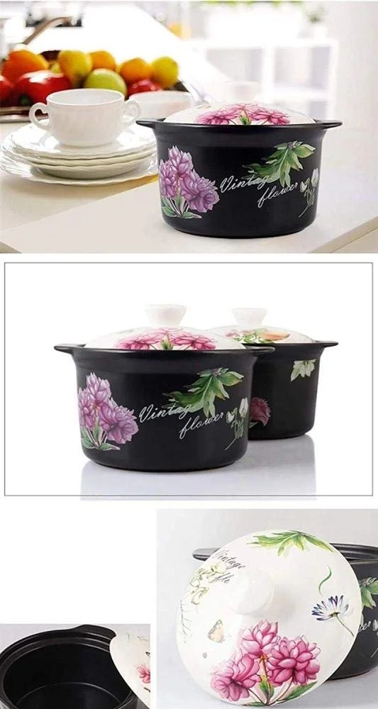 Кастрюля Керамическая для тушения супа 3 л, фото №4 Кастрюля Керамическая для тушения супа 3 л, фото №4