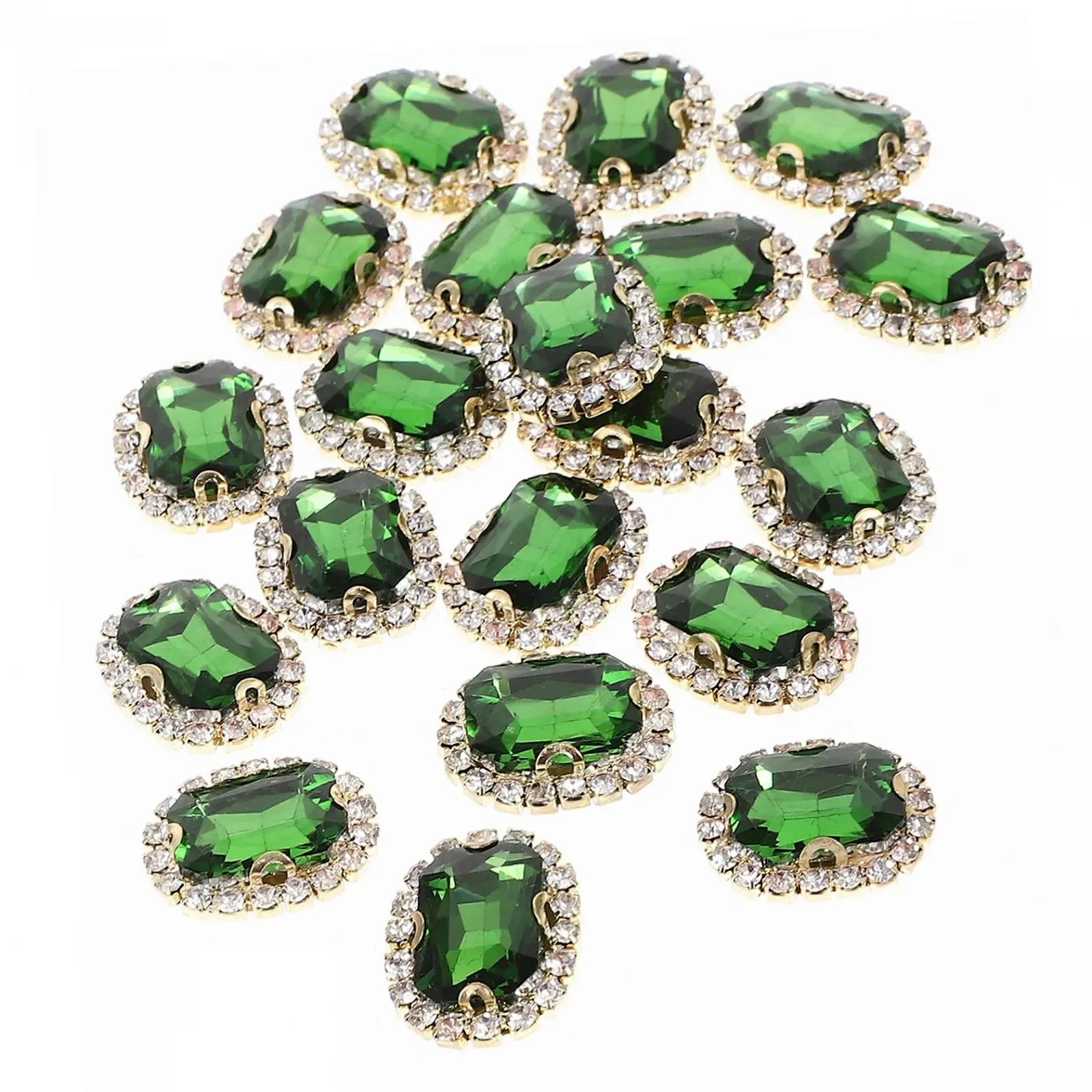 Стразы Маленькие 20шт. Декоративные украшения для одежды и рукоделия для свадеб и творческих проектов, фото №1