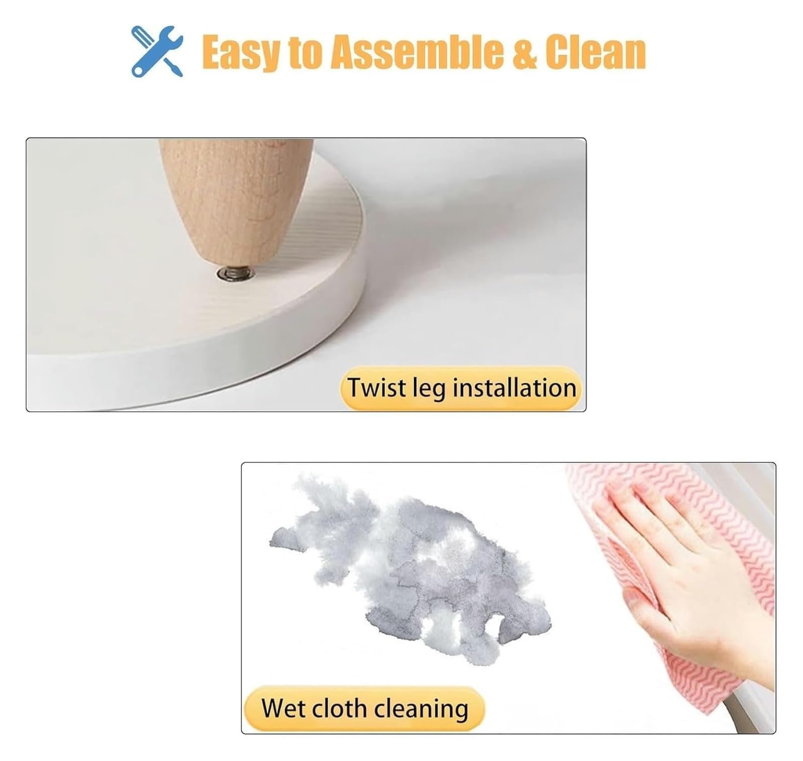 Подставка для монитора Dreieckiger, угловая полка из массива дерева для дома и офиса, фото №5