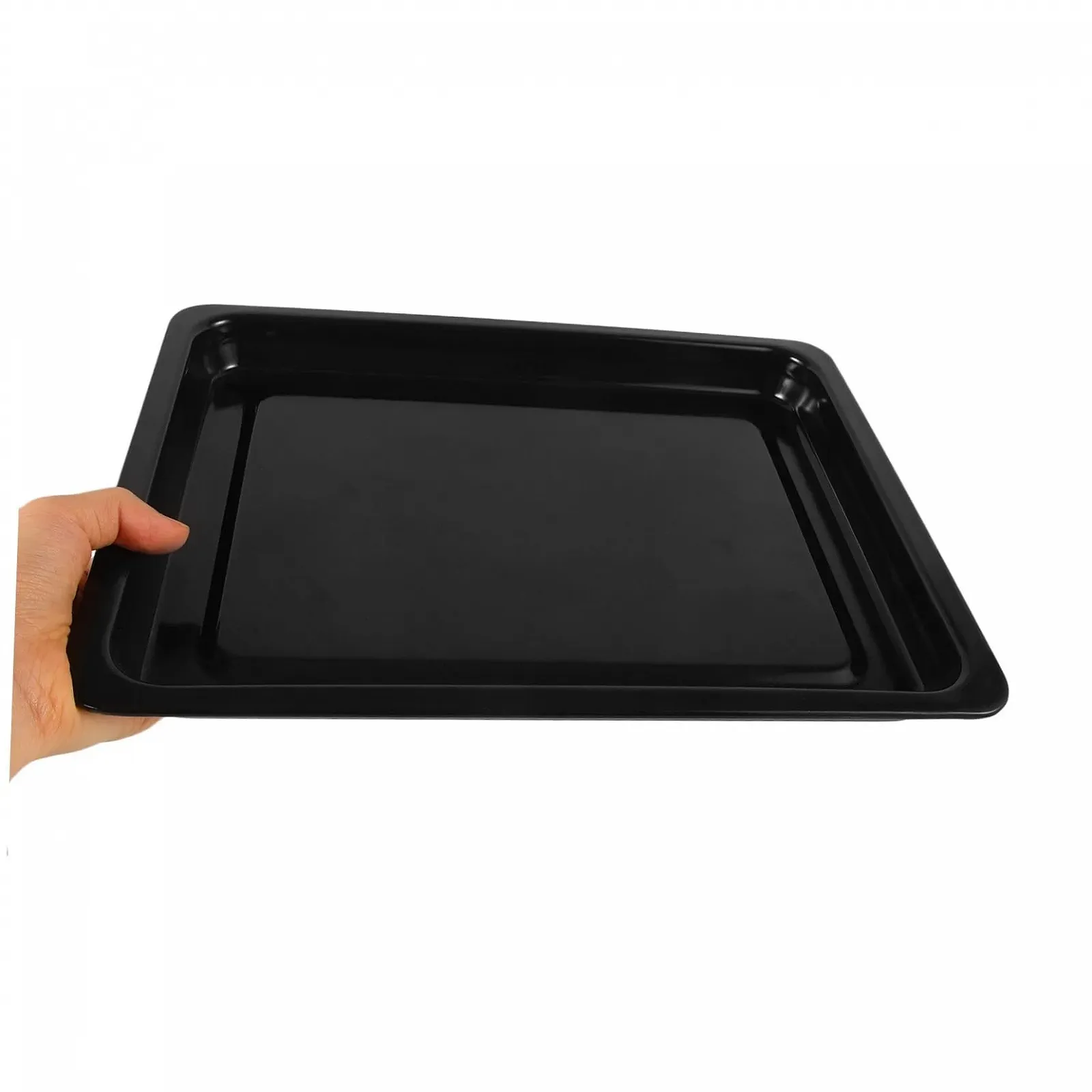 Противень для запекания Cabilock эмалированный прямоугольный для индукционных плит черный, фото №9