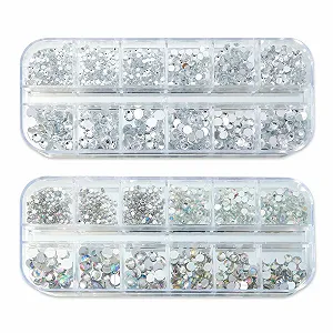 Стразы акриловые 2 коробки - Фото 1