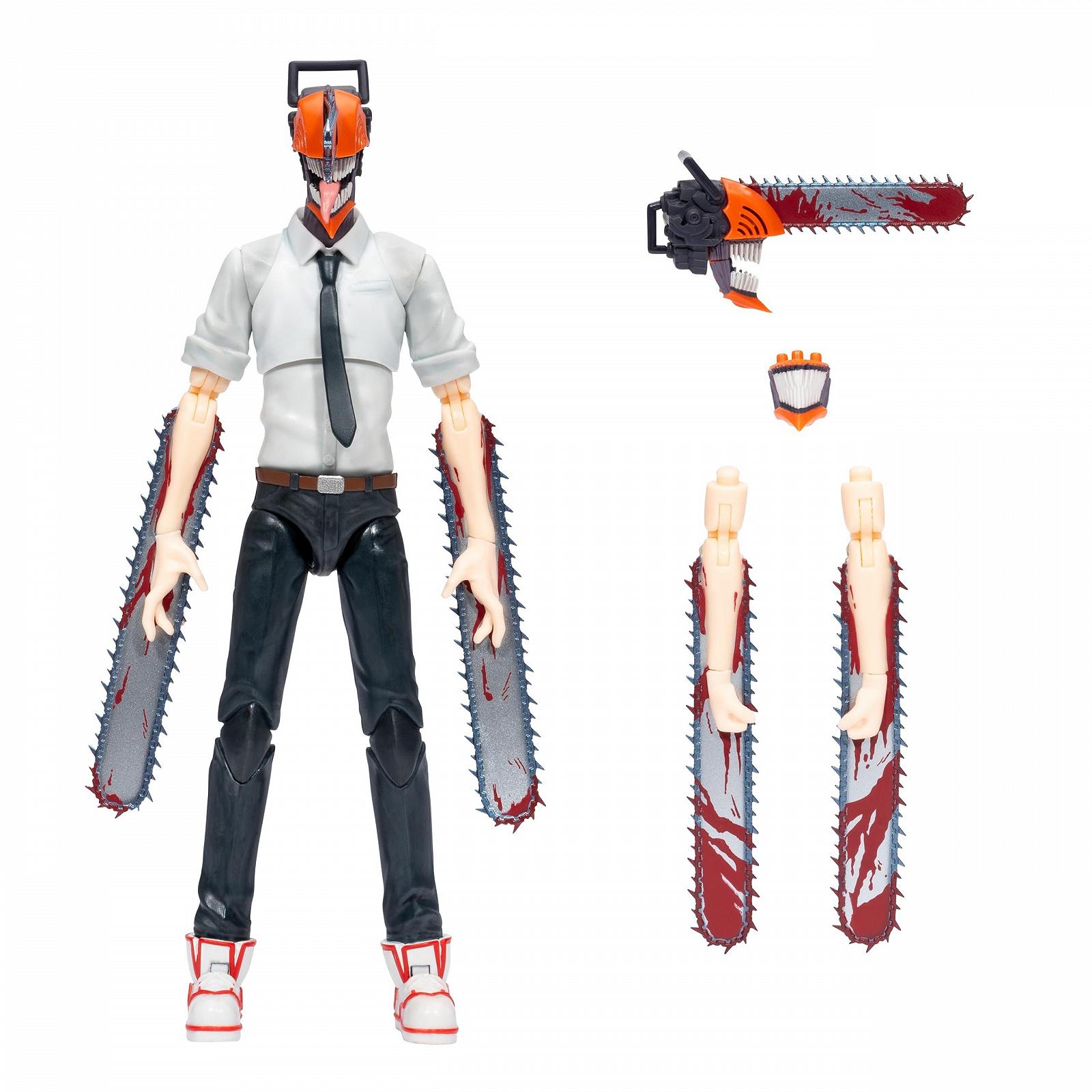 Фігурка Total Anime Chainsaw Man 16,5 см зі змінною головою, руками та мундштуком, фото №2