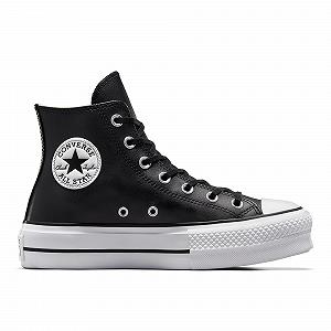 Кеды Converse CTAS Lift Hi Черный/Белый synthetic.ua - Фото 1