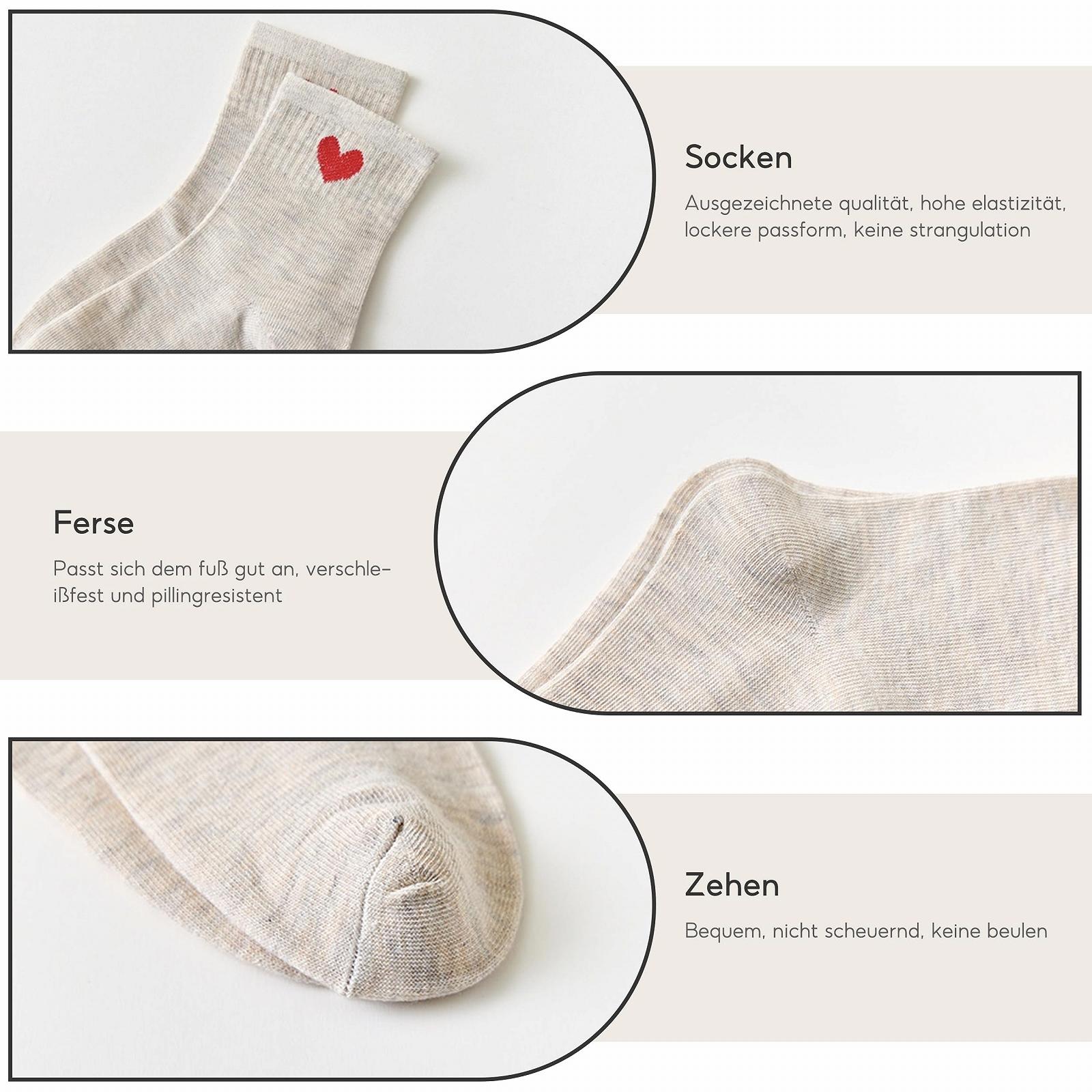 Носки женские теннисные с сердечками, 37-42, хлопковые, спортивные, 5 цветов: черный, белый, темно-серый, фото №4