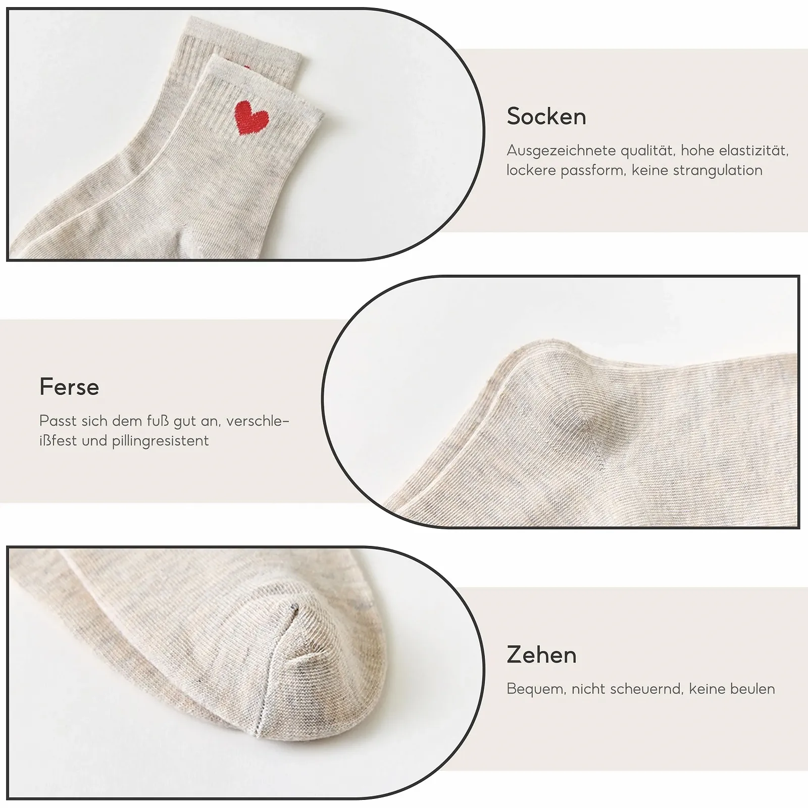 Носки женские теннисные с сердечками, 37-42, хлопковые, спортивные, 5 цветов: черный, белый, темно-серый, фото №4