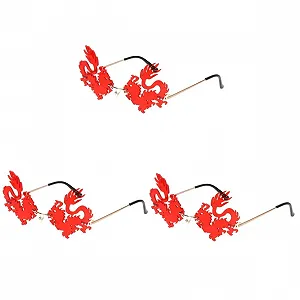 Купить Солнцезащитные очки Огонь PACKOVE 3 пары, красный - Фото 1 Солнцезащитные очки Огонь PACKOVE 3 пары, красный - Фото 1