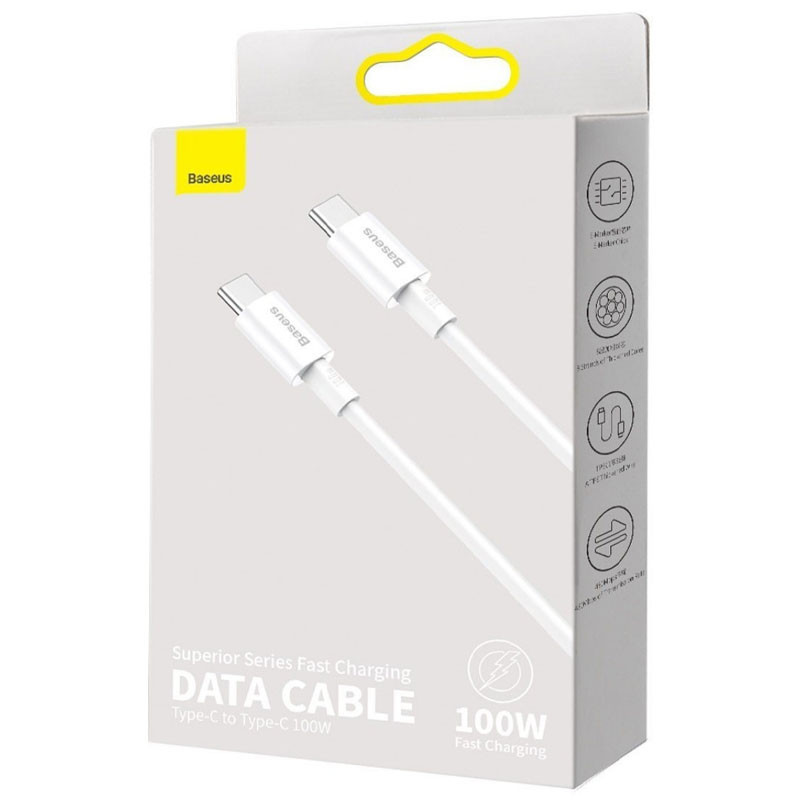 Дата кабель Baseus Superior Series Fast Charging Type-C to PD 100W 1m CATYS-B, фото №5