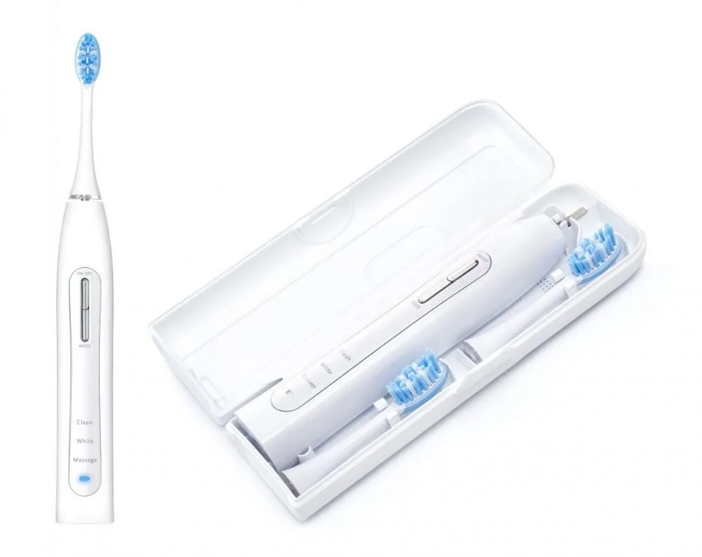 Электрическая звуковая зубная щетка VITAMMY Pearl + White с функциями чистки, отбеливания и массажа, фото №7