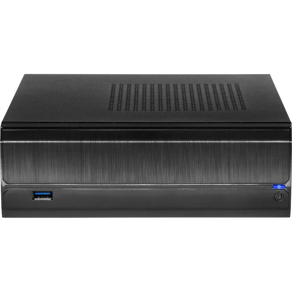 Корпус Inter-Tech JX-500 / Без БЖ / Mini-ITX / USB 3.0 / VESA-mount / Чорний, фото №2 Корпус Inter-Tech JX-500 / Без БЖ / Mini-ITX / USB 3.0 / VESA-mount / Чорний, фото №2