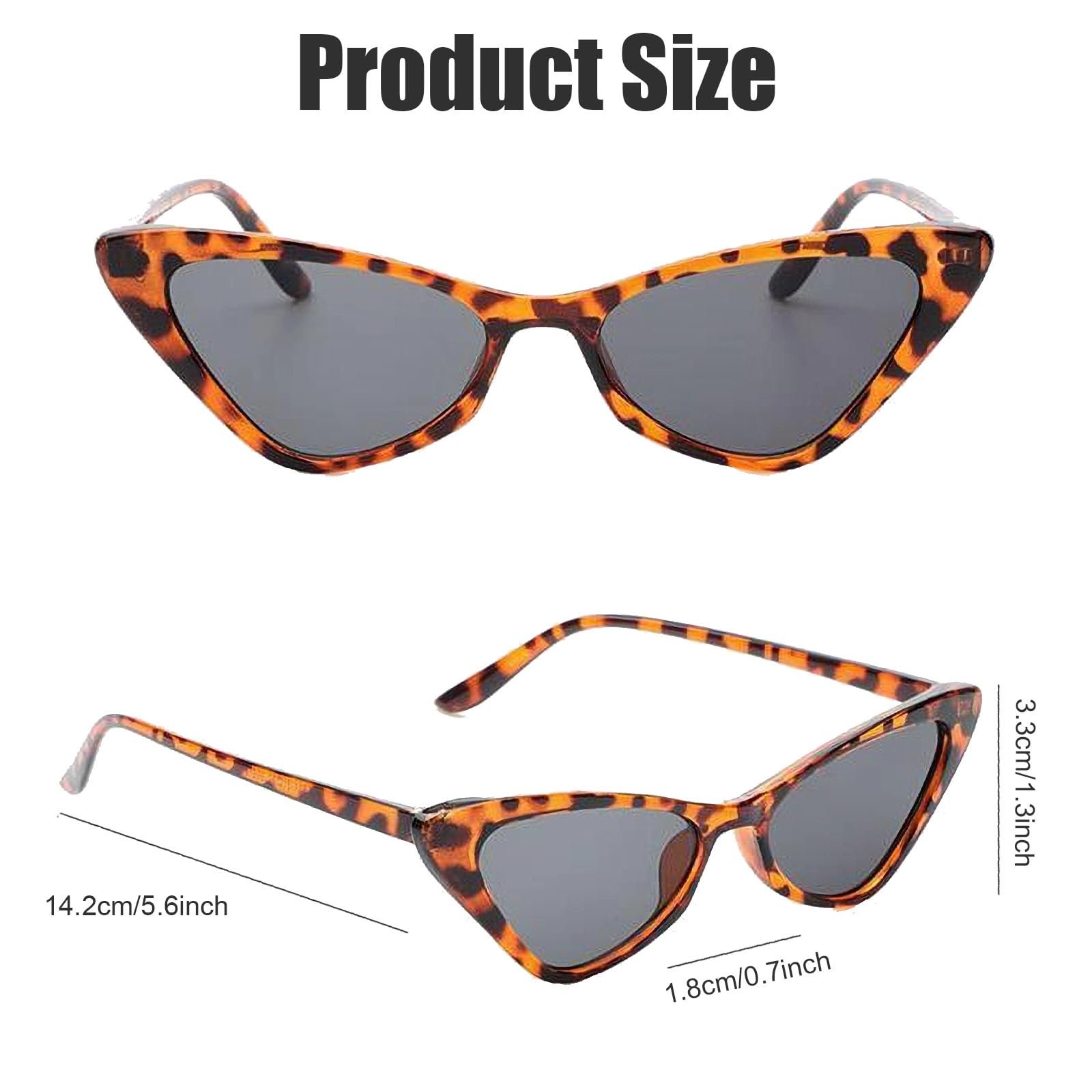 Вінтажні сонцезахисні окуляри «котяче око» Унісекс, 4 пари, чорні, бежеві, фото №3 Вінтажні сонцезахисні окуляри «котяче око» Унісекс, 4 пари, чорні, бежеві, фото №3