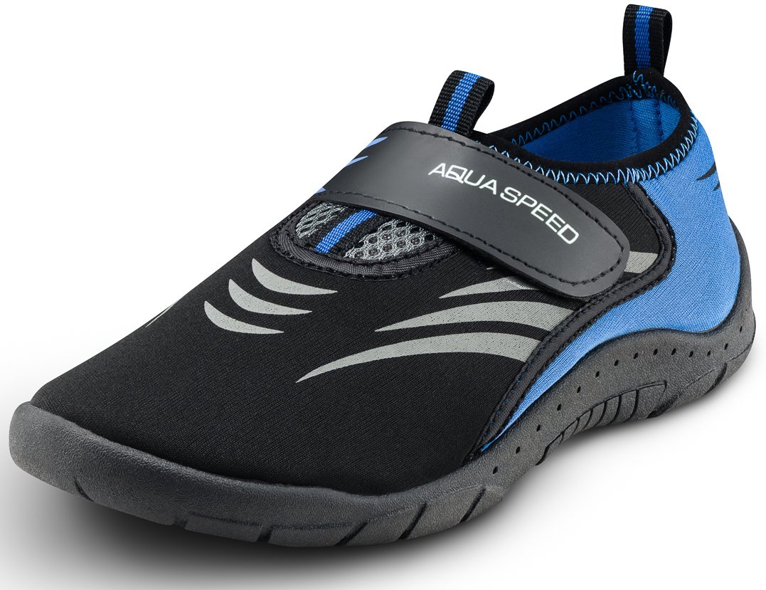 Аквашузи Aqua Speed AQUA SHOE MODEL 27B 7607 чорний, сірий, синій  38, фото №3