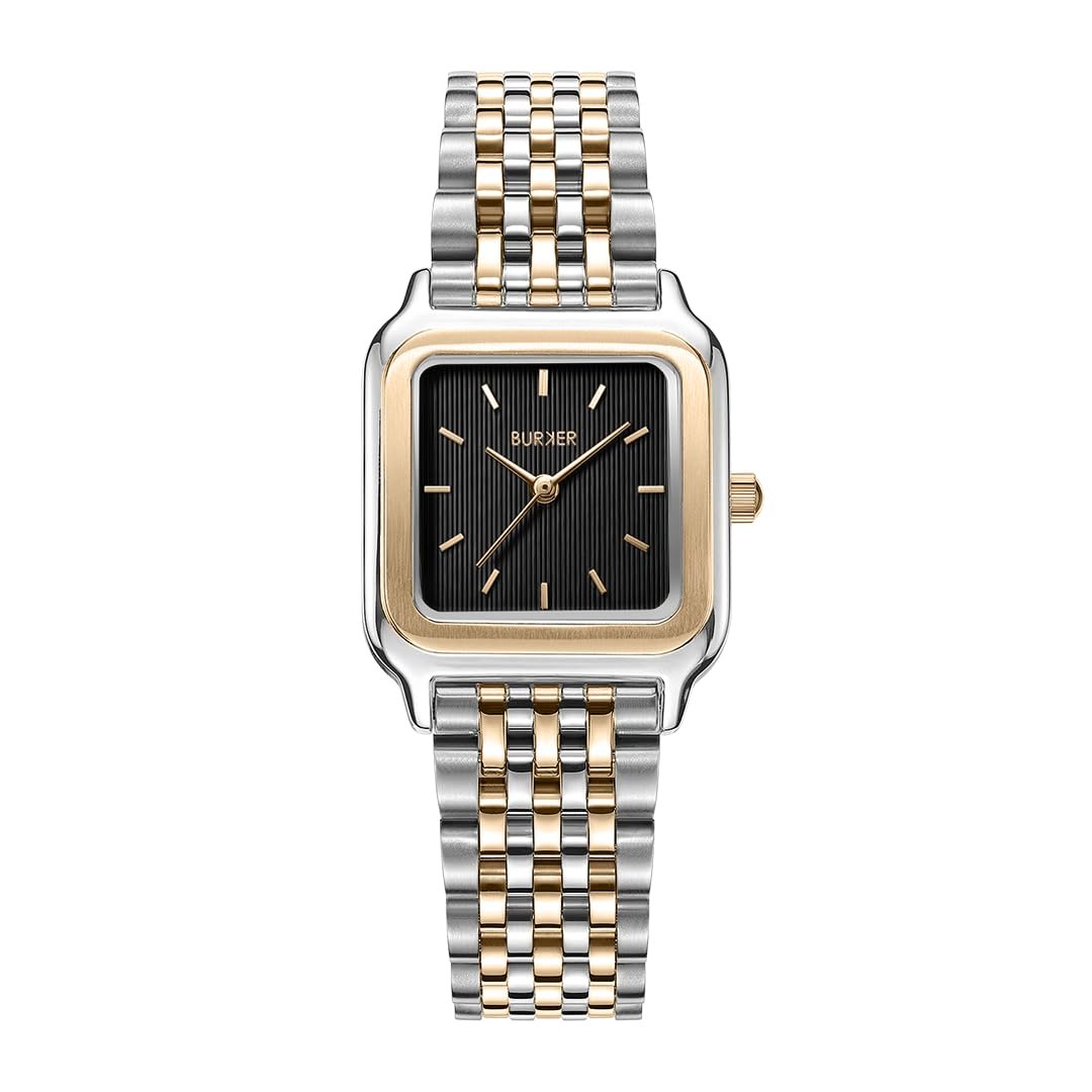 Женские часы BURKER Macy Квадратные женские часы Браслет-звеньевой Нержавеющая сталь Аналоговый Кварц 3 ATM Водонепроницаемый 26 мм Черный Золотой Серебряный, фото №1 Женские часы BURKER Macy Квадратные женские часы Браслет-звеньевой Нержавеющая сталь Аналоговый Кварц 3 ATM Водонепроницаемый 26 мм Черный Золотой Серебряный, фото №1