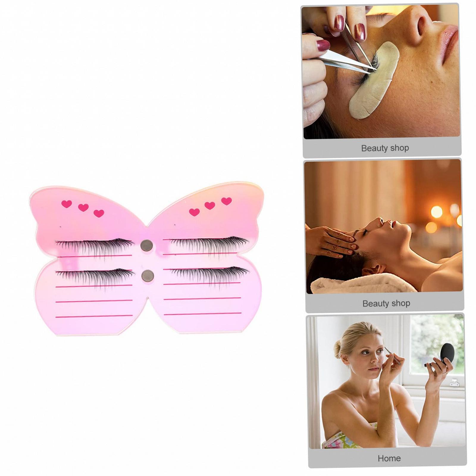 Акриловая подставка Angoily 4 шт. для ресниц белая для наращивания магнитная, фото №4 Акриловая подставка Angoily 4 шт. для ресниц белая для наращивания магнитная, фото №4