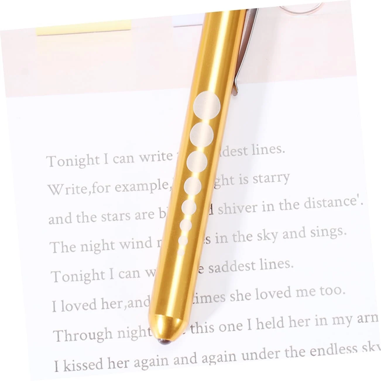 Ручка-ліхтарик iplusmile LED Жовтий, фото №8