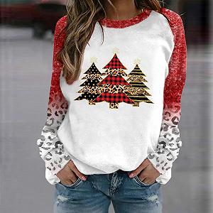 Жіночий світшот Різдвяний кумедний графічний пуловер synthetic.ua - Фото 1