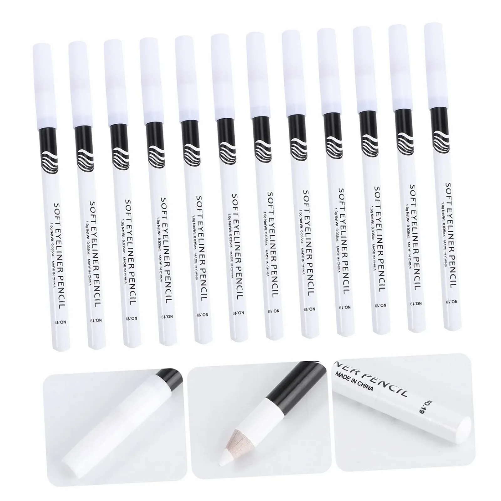 Карандаш для глаз SOLUSTRE, белый, фото №7