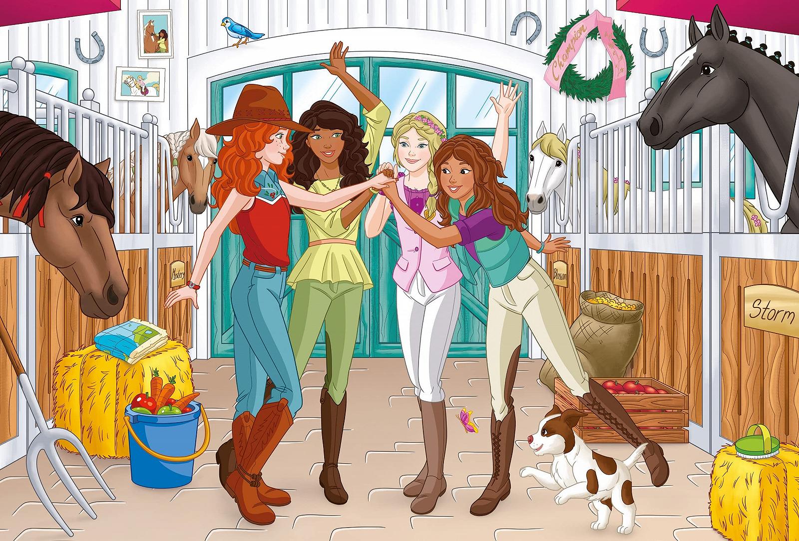 Набор пазлов Schmidt Spiele Schleich Horse Club Box 2 x 60 деталей 2 x 100 деталей для детей от 5 лет, фото №5