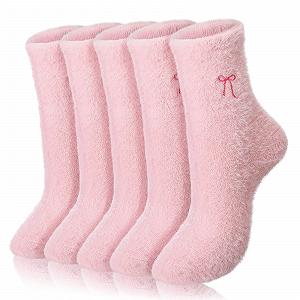 Шкарпетки з бантом для жінок, 4 пари, розмір 39-42 - Фото 1