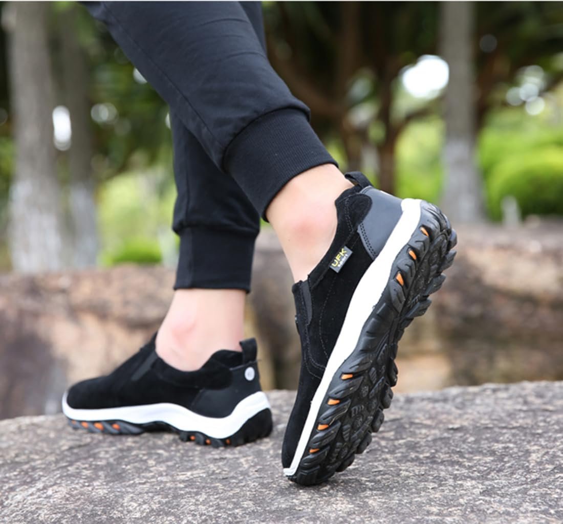 Кроссовки Sudychen Suede Leather Slip On Спортивные Беговые Дышащие Низкие Легкие Повседневные, фото №8