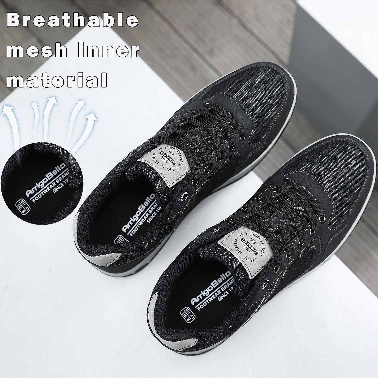 Кроссовки ARRIGO BELLO Повседневные Мужские PU Кожа Обувь для Ходьбы Дышащие Спортивные Классические Размер 41-46, фото №4