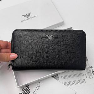 Купити Чоловічий шкіряний гаманець на блискавці Giorgio Armani клатч на замку армані - Фото 1 Чоловічий шкіряний гаманець на блискавці Giorgio Armani клатч на замку армані - Фото 1