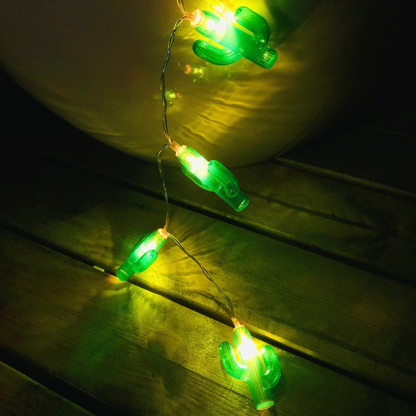 Гирлянда Riaxuebiy Кактус 20 LED USB питание, фото №6