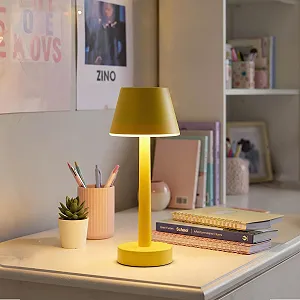 Настільна лампа LightLogic LL JERE DIM RGB YL 66321 акумуляторна LED USB IP44 жовта - Фото 1