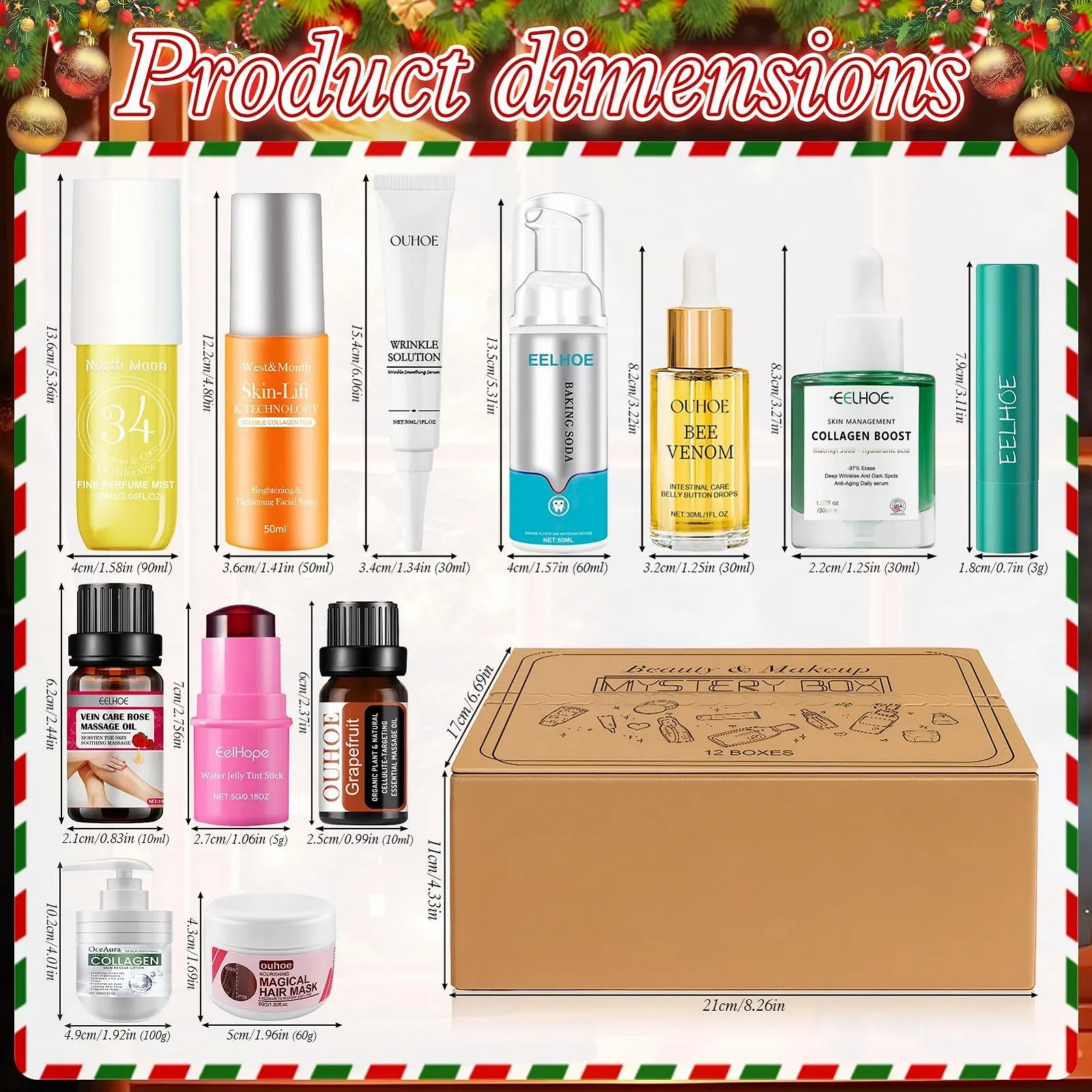 Набір косметики для догляду за шкірою Beauty Set Surprise Box Make-up, 12 предметів Косметичні сюрпризи, фото №2 Набір косметики для догляду за шкірою Beauty Set Surprise Box Make-up, 12 предметів Косметичні сюрпризи, фото №2