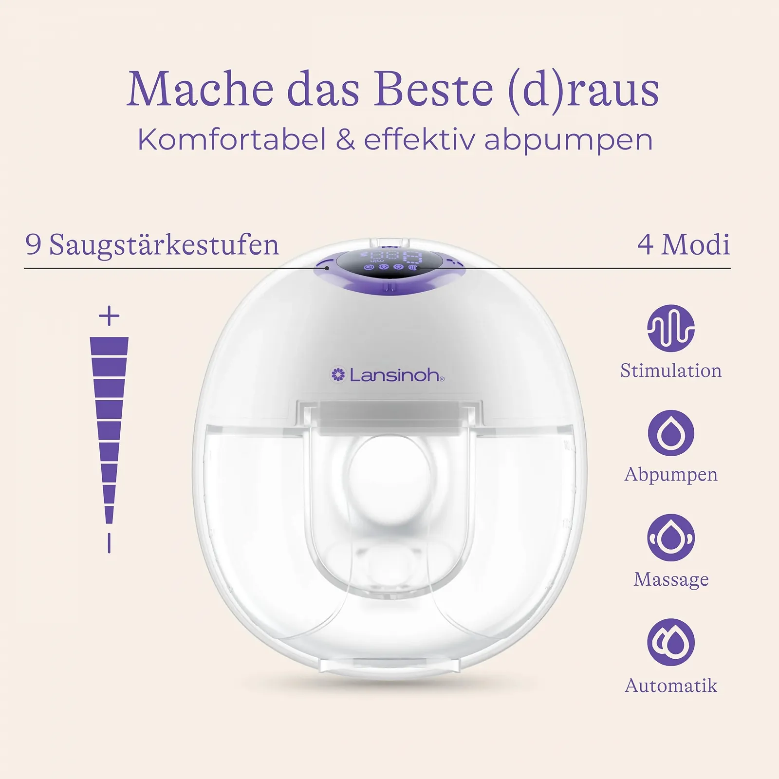 Молоковідсмоктувач електричний подвійний портативний Lansinoh Hands Free Тиха робота Акумулятор, фото №6 Молоковідсмоктувач електричний подвійний портативний Lansinoh Hands Free Тиха робота Акумулятор, фото №6