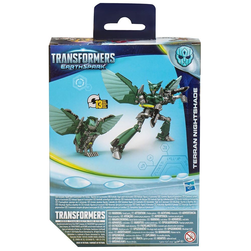 Фігурка Трансформер Terran Nightshade серії EarthSpark Deluxe Class, 12,5 см, фото №4