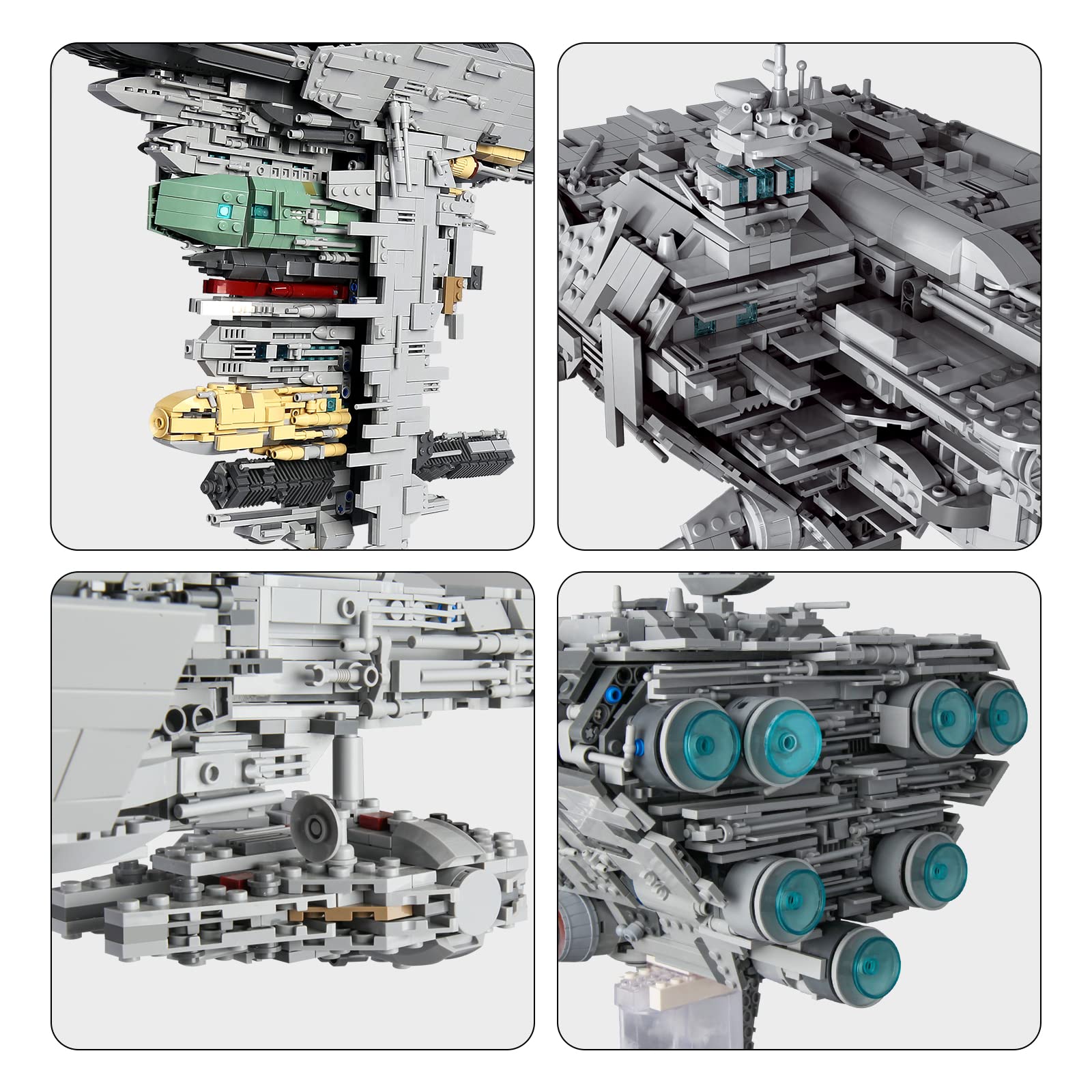 Конструктор Mould King 21005 Technology Space Cruiser Model 6685 деталей Venator Class Republic Attack Cruiser, фото №5