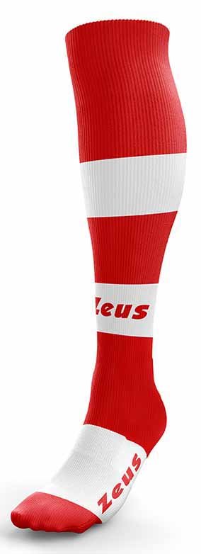 Гетры Zeus CALZA PARMA Белый, Красный 40-46, фото №1
