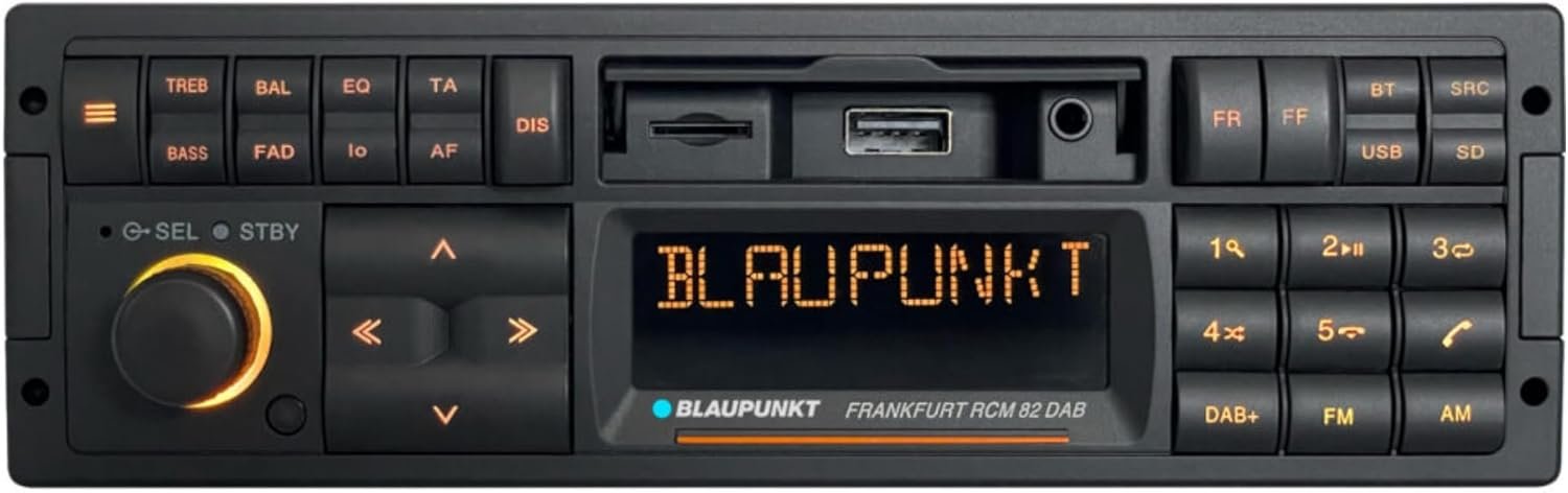 Автомагнитола Blaupunkt Frankfurt RCM 82 DAB / Bluetooth / USB / AUX / microSD slot / DAB+ / 1DIN, фото №1