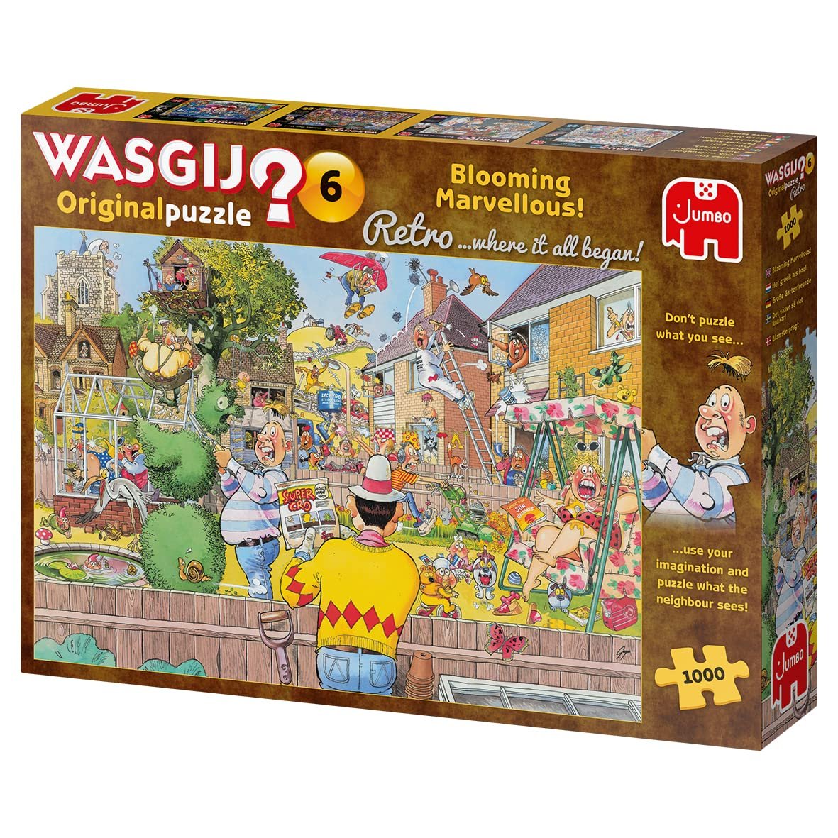 Пазл Jumbo Spiele Wasgij Retro Original 6 Blooming Splendour! 1000 деталей для дорослих, фото №3 Пазл Jumbo Spiele Wasgij Retro Original 6 Blooming Splendour! 1000 деталей для дорослих, фото №3