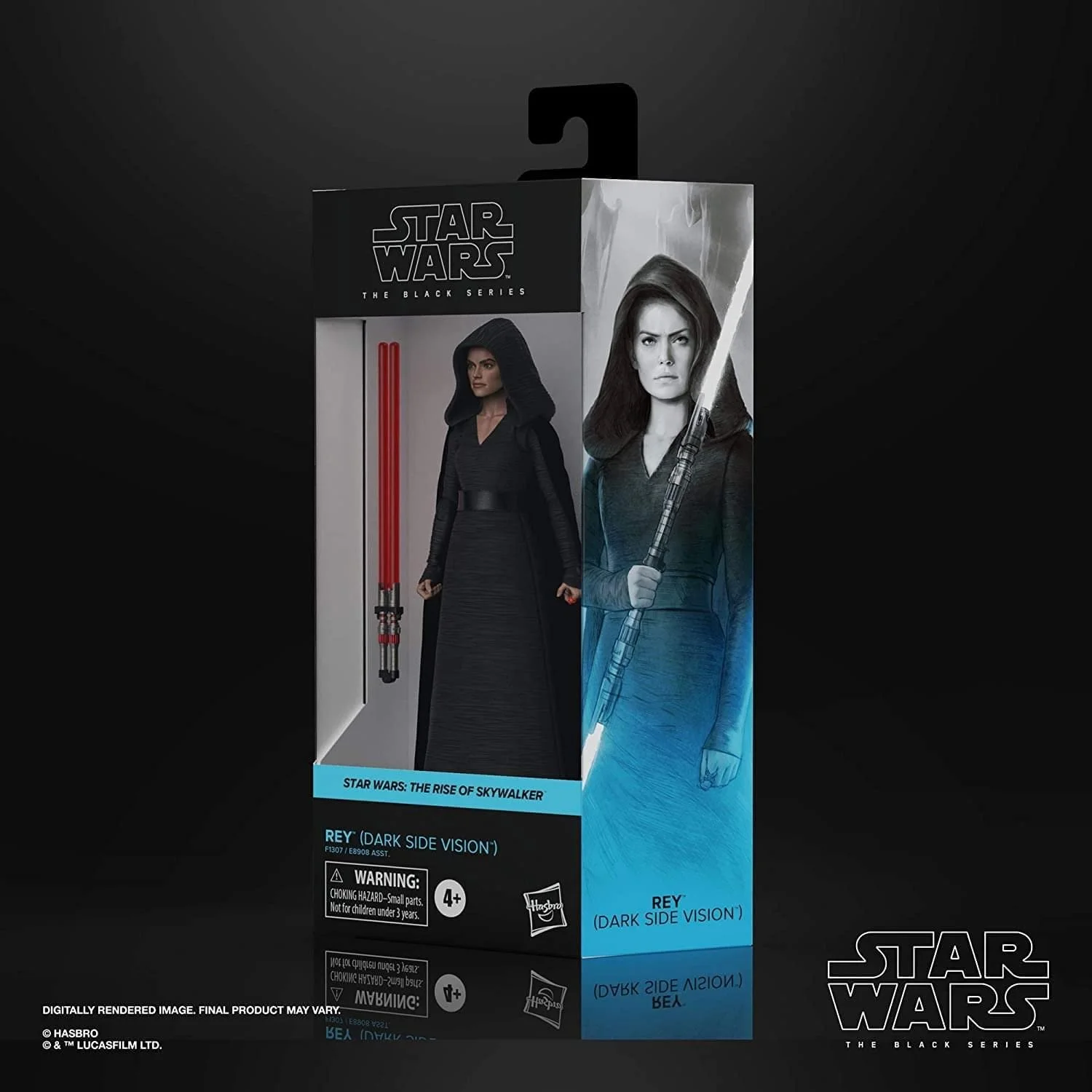 Игровая фигурка Star Wars The Black Series The Rise of Skywalker Rey Dark Side Vision 15.2 см, фото №4
