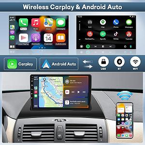Штатная автомагнитола SIXTOP для BMW X3 E83 (2004-2012) / 9" / Сенсорная / 2/64Гб / Android 13 / Apple CarPlay / Android Auto / Bluetooth / WI-FI / GPS / USB synthetic.ua - Фото 1