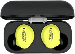Беспроводные противошумные наушники ISOtunes Free Aware EN352 / Bluetooth 5.2 / Активное шумоподавление / Влагозащита IP67 / До 25 часов работы от кейса / Желтые synthetic.ua - Фото 1