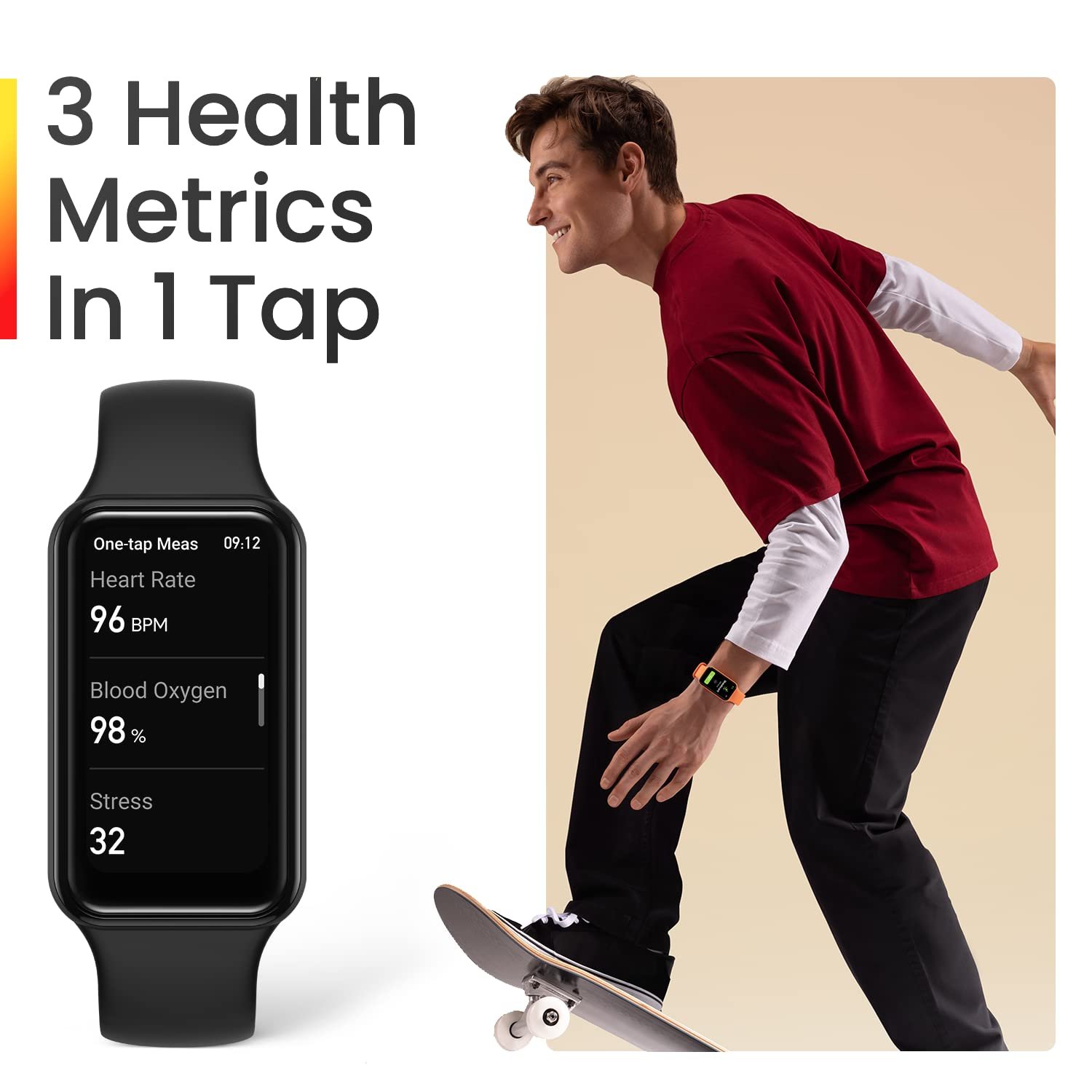 Фитнес-браслет Amazfit Band 7 с функцией Always-On Display, до 18 дней автономной работы, 24-часовой мониторинг сердечного ритма и SPO₂, водонепроницаемость 5 ATM, 120 спортивных режимов, фото №5