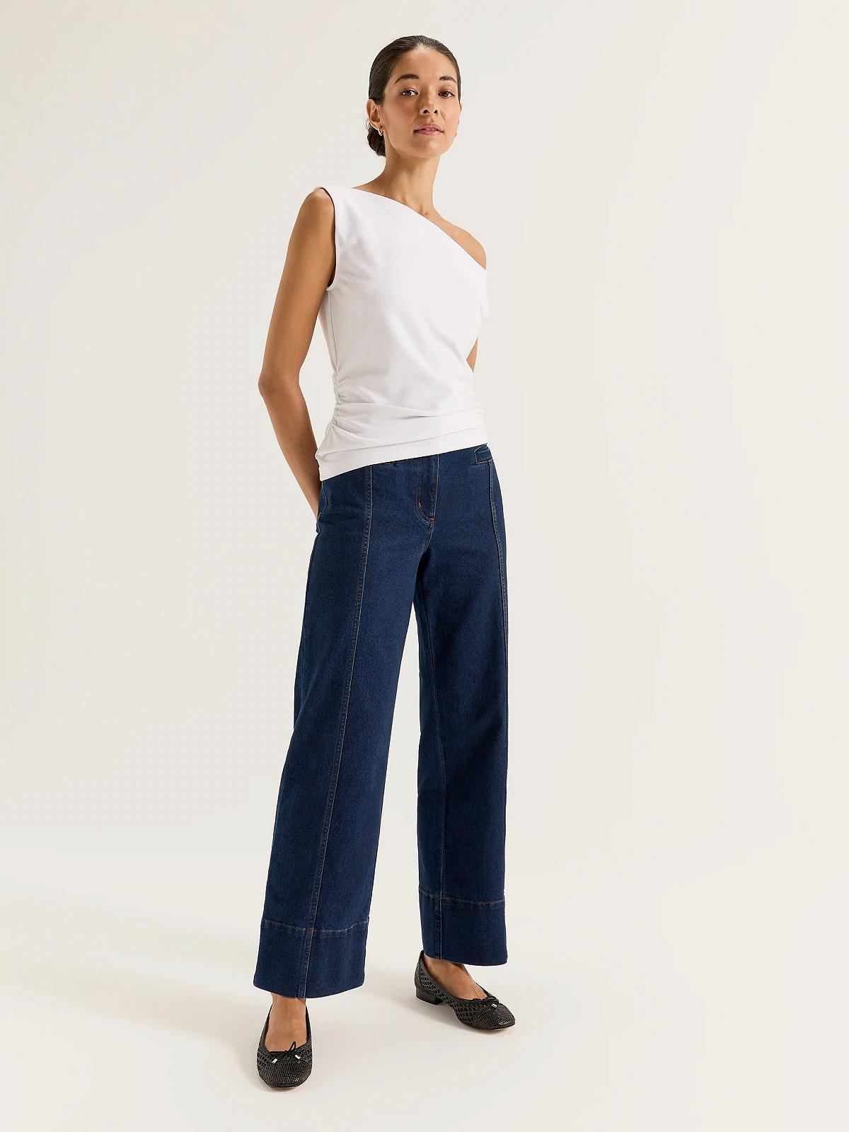 Жіночі джинсові штани MAVI GEORGIA Dark Random Sporty - 28, фото №1