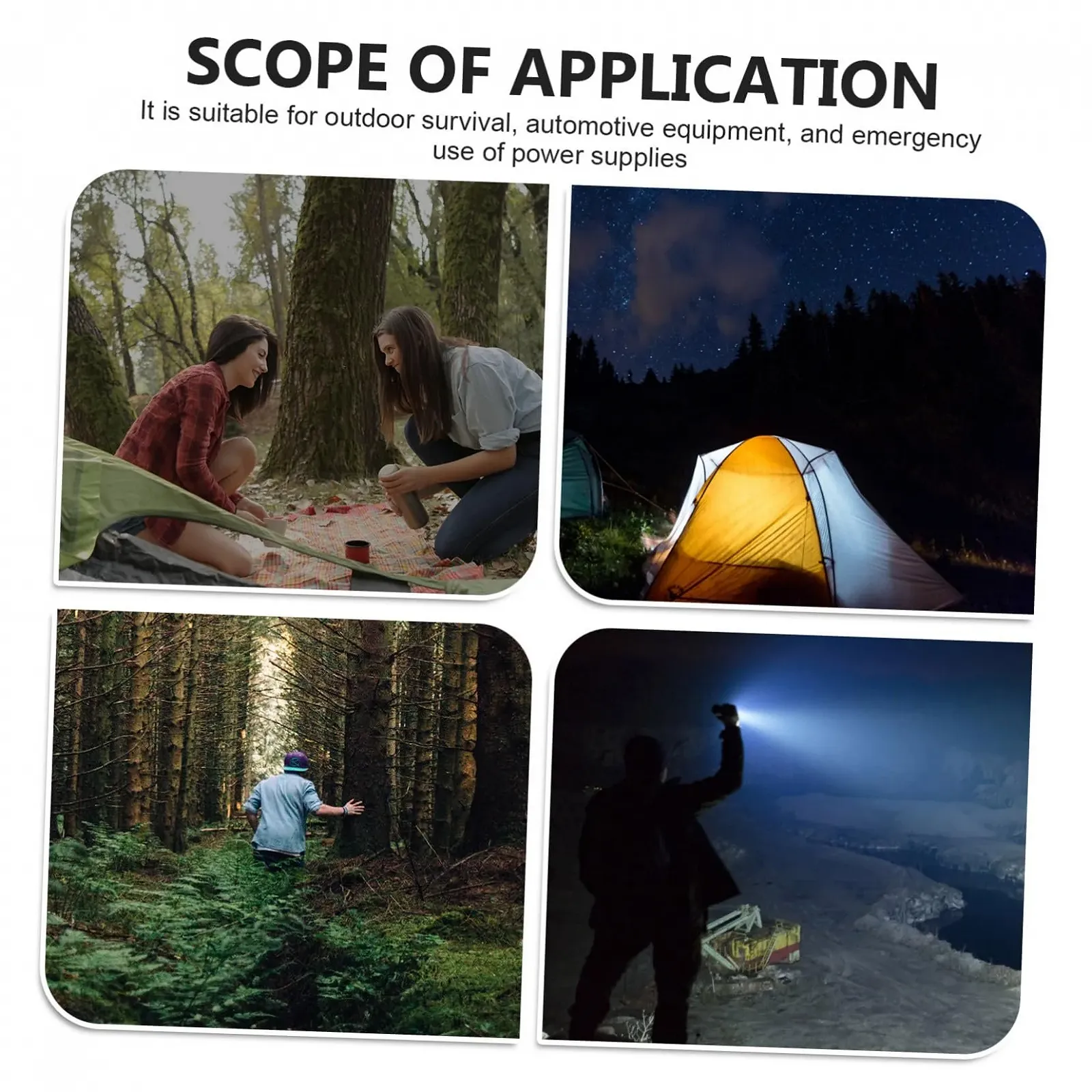 Фонарь UKCOCO Беспроводная Диммируемая Лампа Аварийный Светильник Автомобильные Люменные Лампы LED Черный, фото №5 Фонарь UKCOCO Беспроводная Диммируемая Лампа Аварийный Светильник Автомобильные Люменные Лампы LED Черный, фото №5